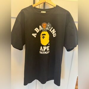 A Bathing Ape x Batman T shirt size XL
